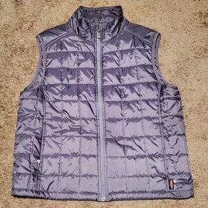 Lands End Mens Charcoal Quilted Vest